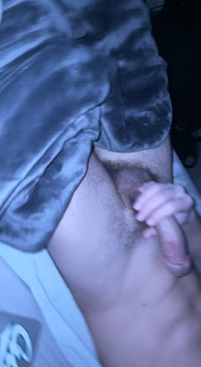 I love stroking my young cock