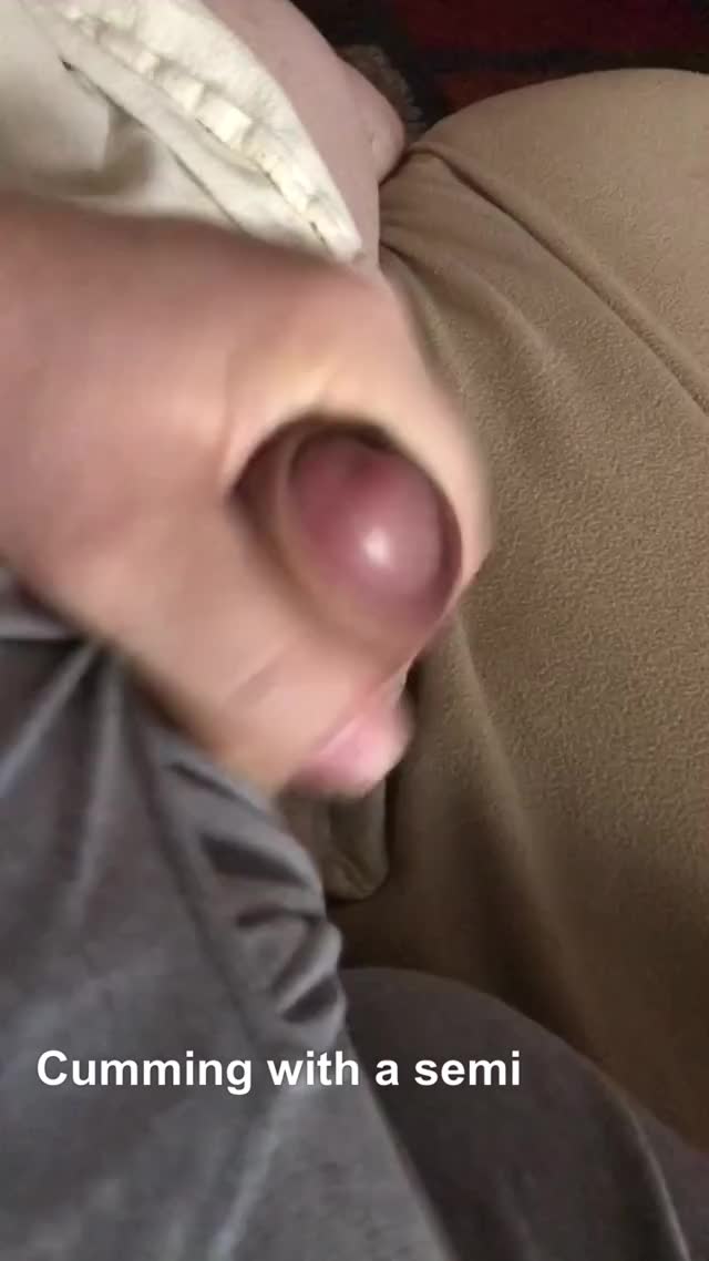 Cumming with a semi