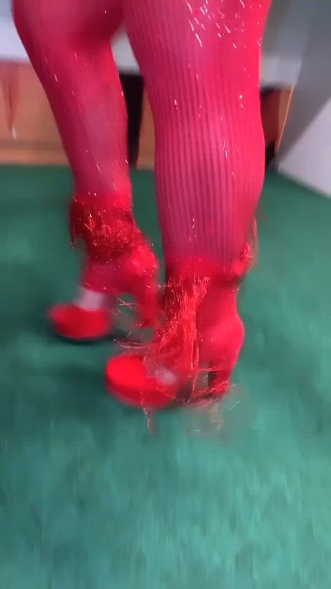 big ass brazilian celebrity dancing high heels tights clip