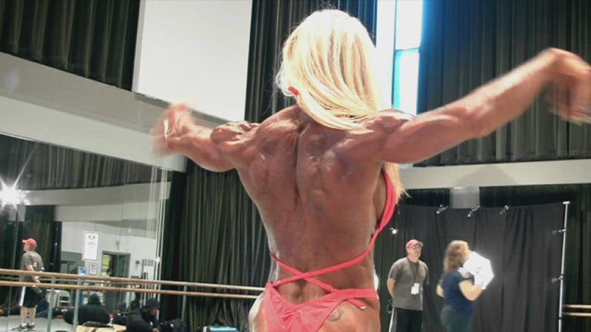 Bodybuilder Muscular Girl Muscular Milf clip