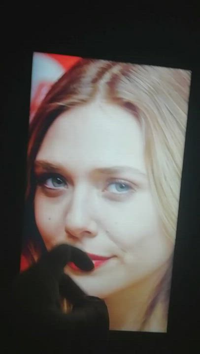 Cumshot Elizabeth Olsen Tribute clip