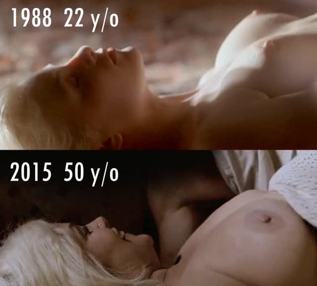 Sherilyn Fenn - Two Moon Junction (1988) vs Shameless (2015) - Nude Comparison -