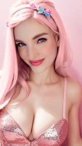 big tits cute egirl femdom findom joi rebelle hart tits pink hair femme-fatales rule-34