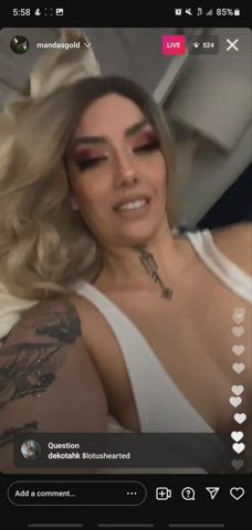 Mandasgold after she switched to insta. Not live anymore