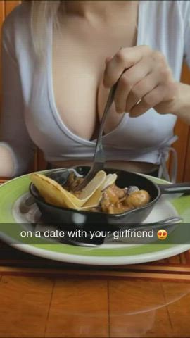 On a date with your girlfriend 😍