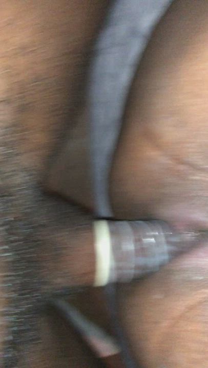 This ebony slut hot wife let me take her asshole for a test drive while her husband