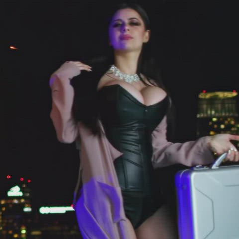 Big Tits Corset Slow Motion clip