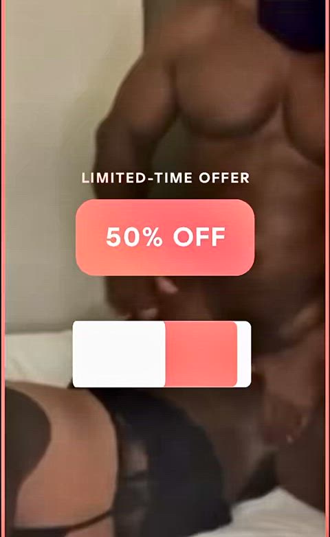 Limited time offer watch me get fucked by straight bodybuilder! 25%off subscription