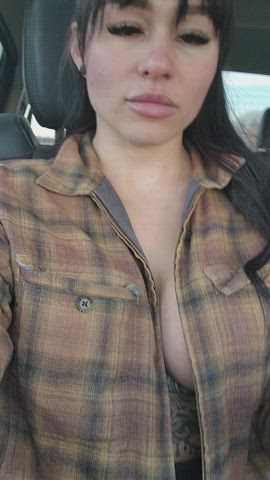 Titty reveal on my ride home