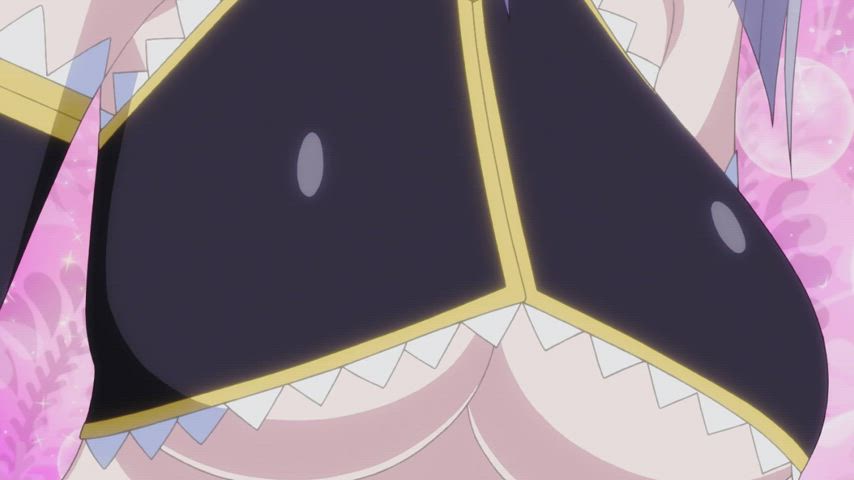 anime bouncing tits ecchi huge tits nipples undressing clip
