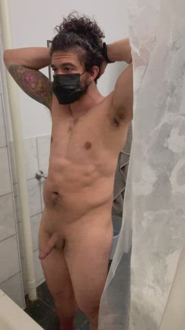 Armpits Bathroom Golden Shower Hairy Armpits Peeing Penis Piss Pissing Watersports