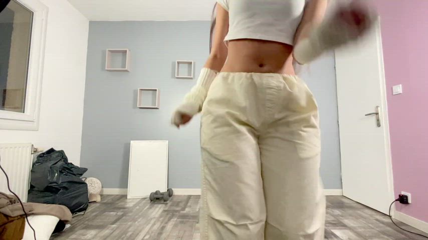 asmr ass big ass booty pawg thick thighs tiny waist white girl clip