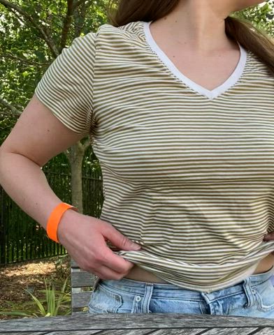 Flashing at the park. What would you do if you caught me?