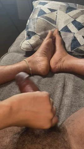 bbc feet fetish male masturbation clip