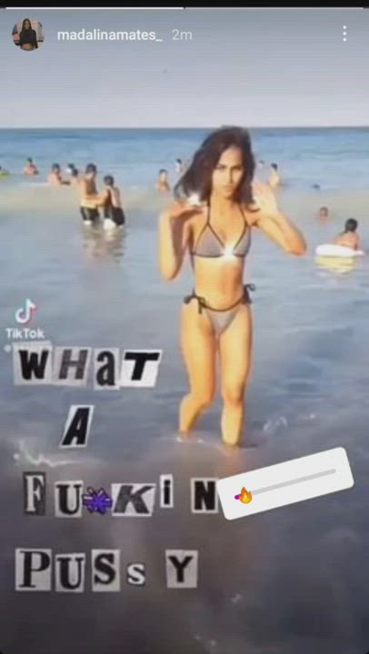 Madalina Mates posts a tiktok edit featuring THAT video
