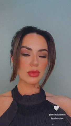 brazilian brown eyes brunette dani facial goddess hair labia sensual tiktok clip