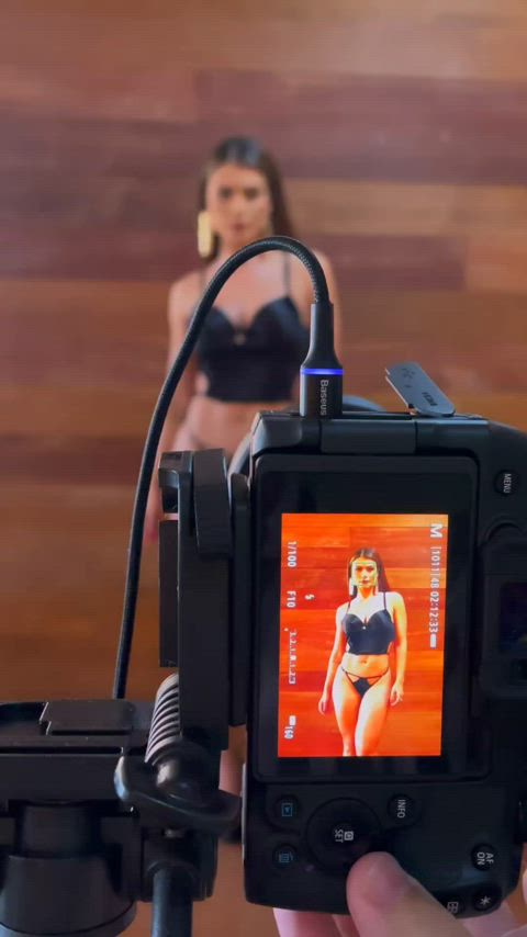 blonde body boobs brazilian celebrity goddess leggings lingerie tease tiktok clip