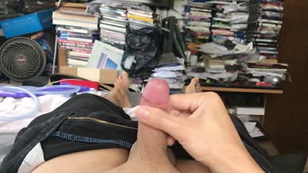 Little dick, big cum