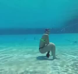 Cool looking underwater training
