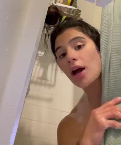 Diane Guerrero in the shower