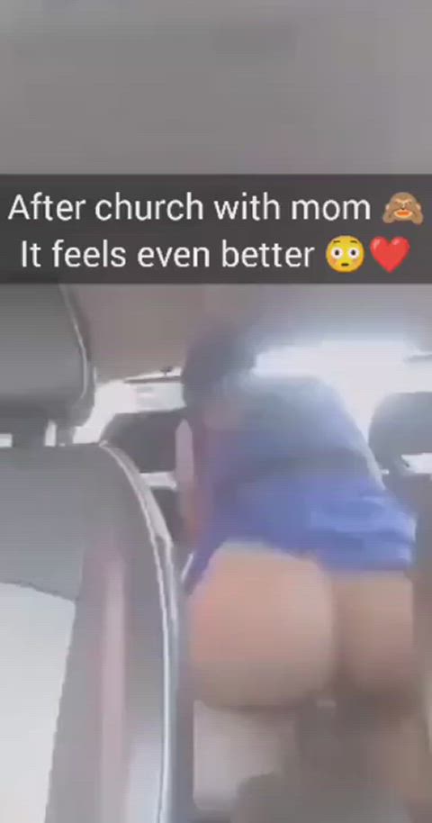ass bouncing caption car sex cowgirl mom riding son clip