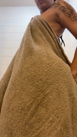 ass milf onlyfans shower towel clip