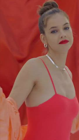 barbara palvin cleavage swimsuit clip