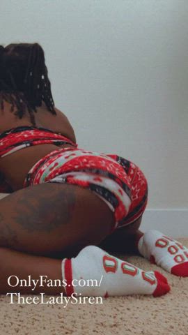 Ass Christmas Ebony Twerking clip