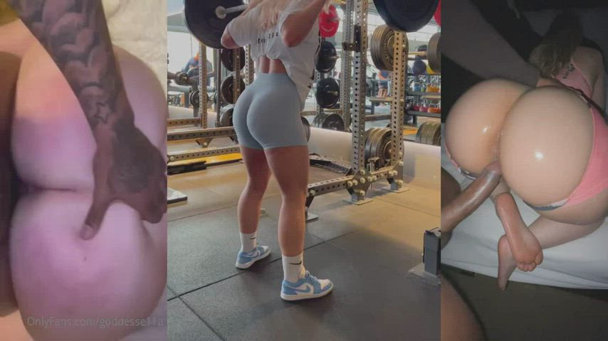 There's only one reason white girls go to the gym