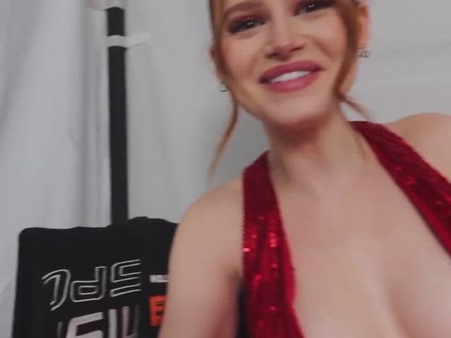 cleavage madelaine petsch redhead clip