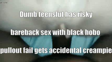 Accidental Creampie BBC Bareback Breeding Creampie Interracial Teen clip