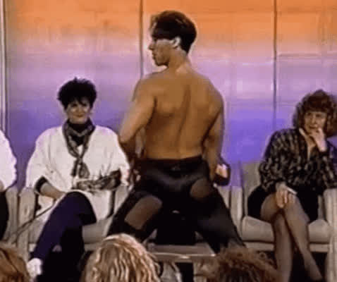 CFNM Celebrity Gay Stripper Stripping Striptease Thong Vintage clip