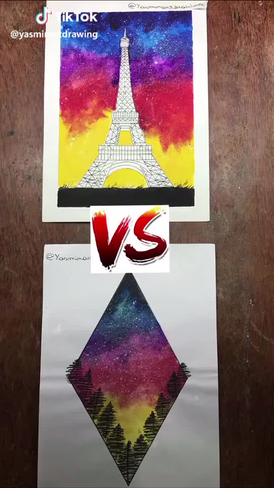 What do you prefer? Make a duet with this vídeo ?❤️ #drawing #duet #tiktok #foryoupage