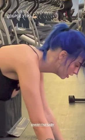 blue boobs trainer clip