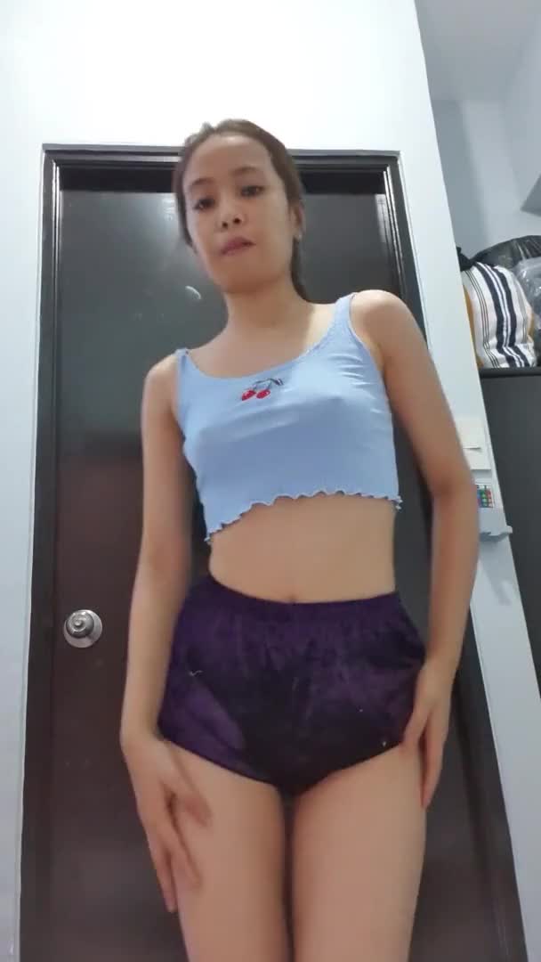 Fit 18yo Filipina amateur teen striptease ass slapping - MiaMendozaOfficial 