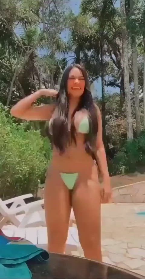ass big ass big tits bikini brazilian celebrity dancing clip