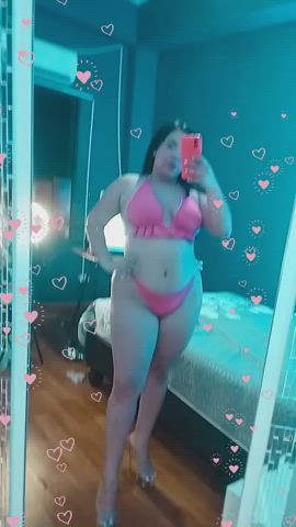 curvy latina mirror model mom sensual webcam wet pussy clip