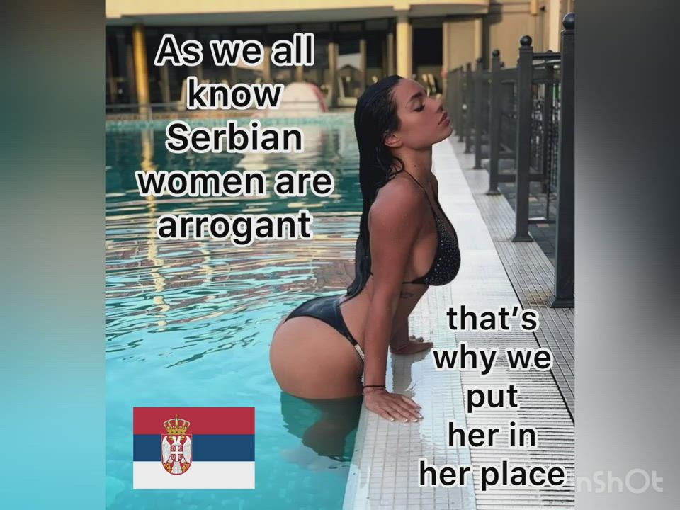 Anal BWC Big Ass Blonde Brunette Cock Croatian Serbian Thick Tight clip