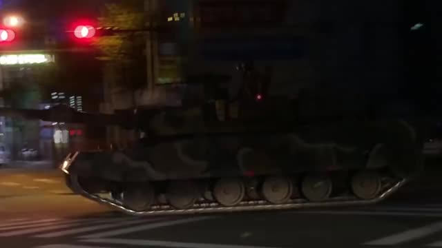 Tanks on public roads
