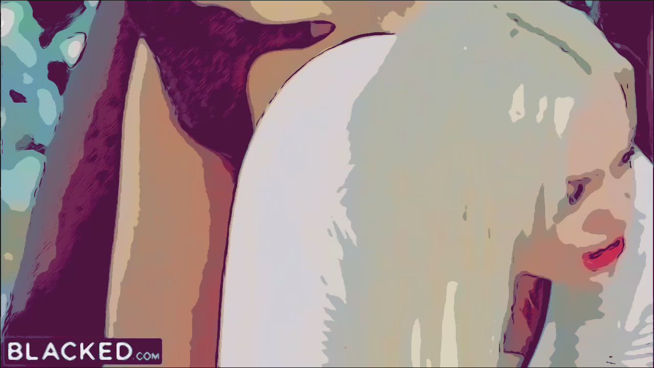 Blonde BBC Group Sex (comic filter)