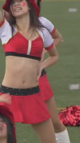 Cheerleader Dancing Upskirt clip