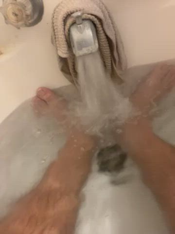 Bathtub Bisexual Feet clip