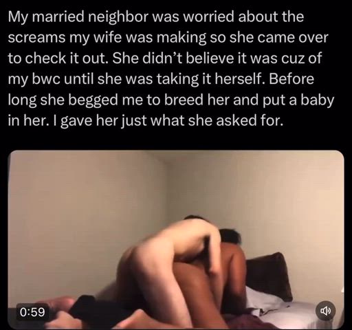 Breeding my married neighbor