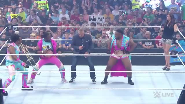 Shane Dance Off with New Day