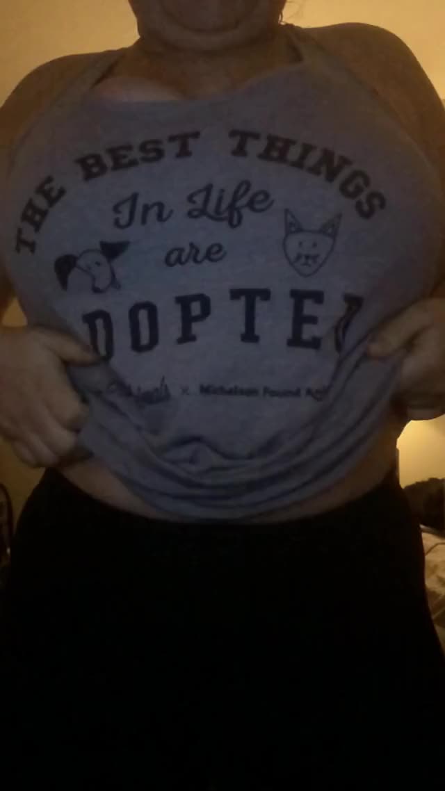 I enjoyed this titty drop. Sports bras are so tight. They need massaged after working