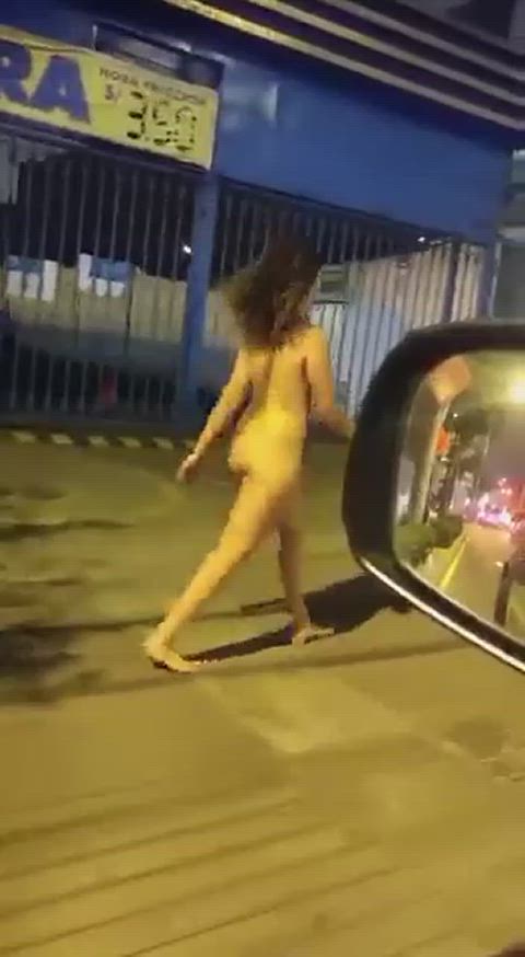 big ass curly hair exhibitionism exhibitionist public sport clip