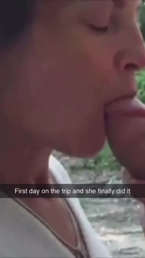 blowjob caption cum in mouth milf mom outdoor premature ejaculation small cock son