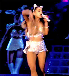 Ariana Grande Skinny Skirt clip