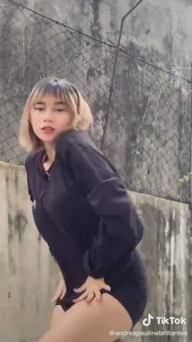asian ass back arched big ass dancing filipina thick thighs tiktok clip