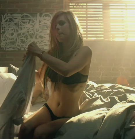 Avril Lavigne Babe Canadian Goddess Underwear clip